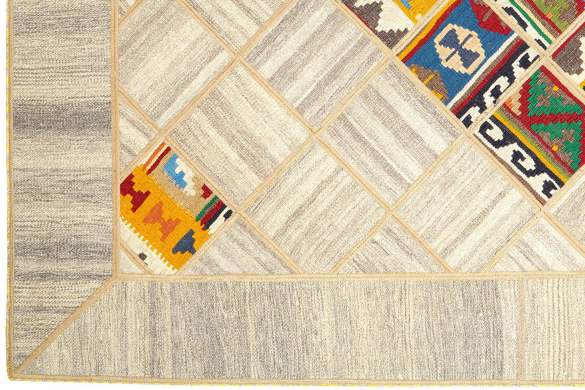 PersaTepp Teppich Kelim Tekkehdouz beige B/H/L: ca. 150x1x200 cm Kelim Tekkehdouz - beige (200,00/150,00/1,00cm) - PersaTepp