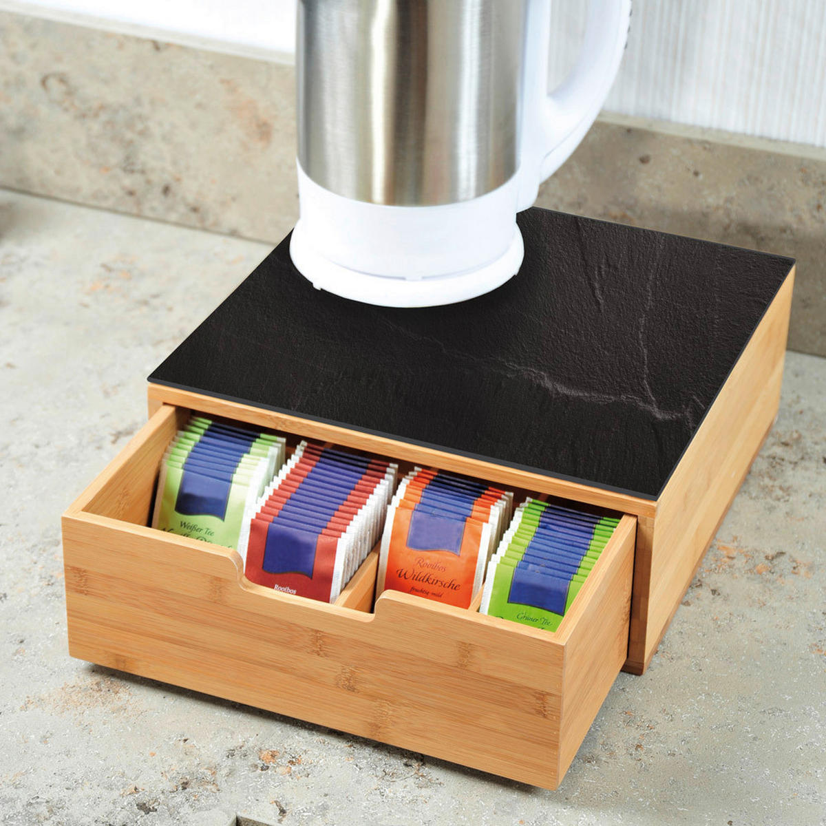 Kesper Box mit Schublade natur B/H/L: ca. 31x9,8x30 cm Box_mit_Schublade - natur (30,00/31,00/9,80cm) - Kesper