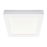 Näve Leuchten LED-Ein-/Aufbauleuchte weiß Kunststoff Metall B/H/T: ca. 22,7x3,5x22,7 cm KOMPLEX - weiß (22,70/3,50/22,70cm) - Näve Leuchten