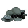 CreaTable Kombiservice Villa Romana grau Steingut 16 tlg. Villa Romana - grau - CreaTable