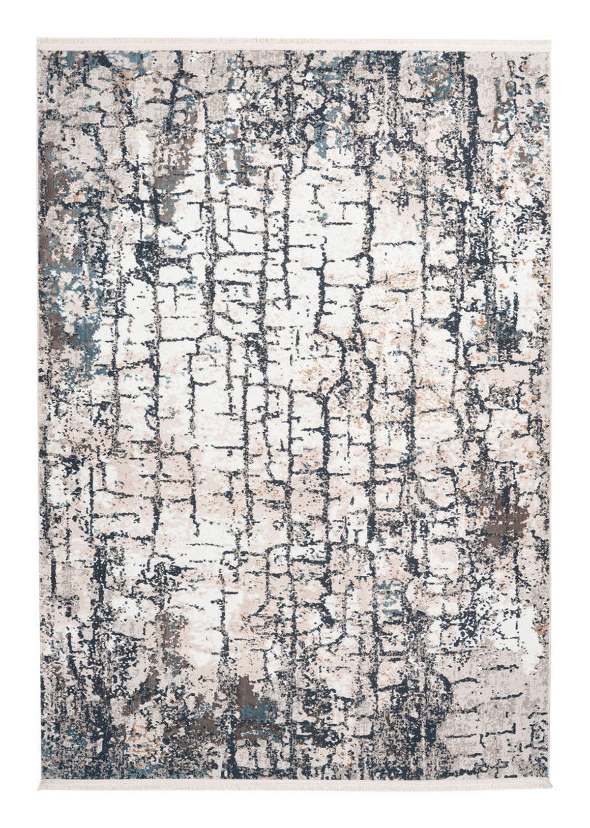 360Living Teppich Akropolis grau B/L: ca. 80x150 cm Akropolis - blau/grau (80,00/150,00cm) - 360Living