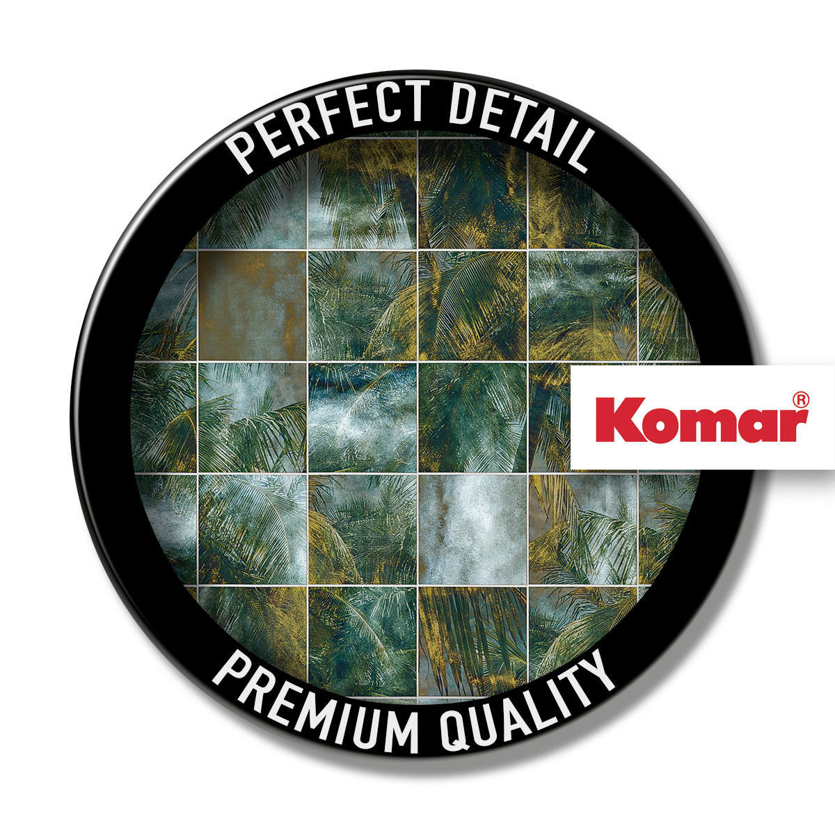 Komar Fototapete Palm Puzzle B/L: ca. 200x280 cm Palm Puzzle - (200,00/280,00cm) - Komar