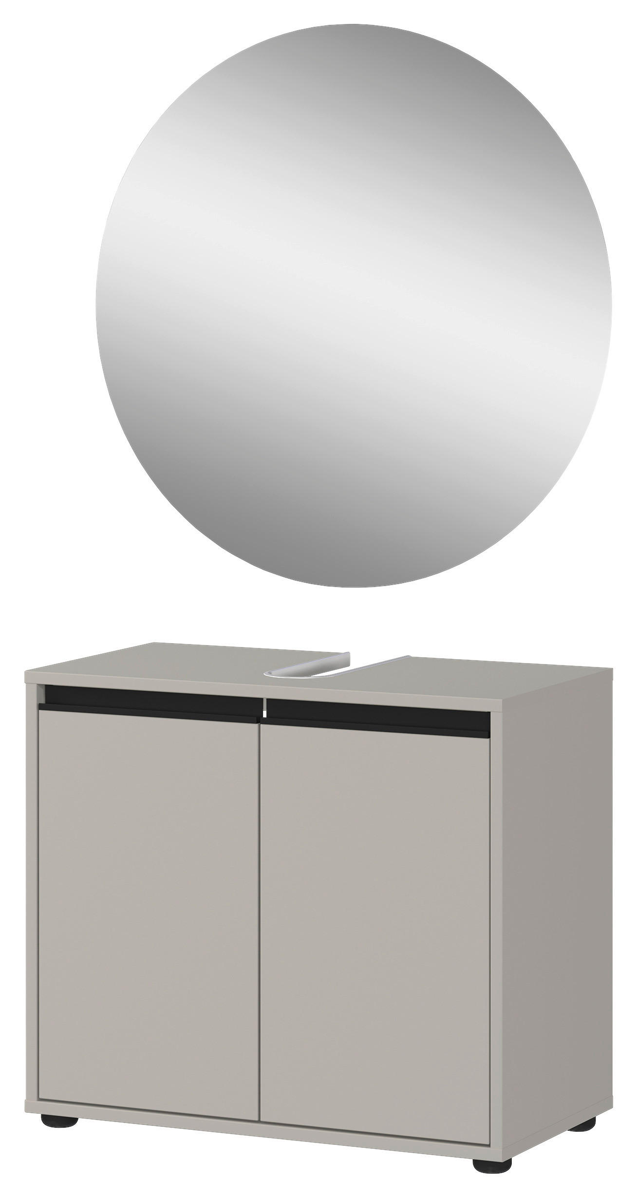 Badezimmer-Set 9941-186 steingrau B/H/T: ca. 60x200x34 cm 9941-186 - steingrau (60,00/200,00/34,00cm) - Germania