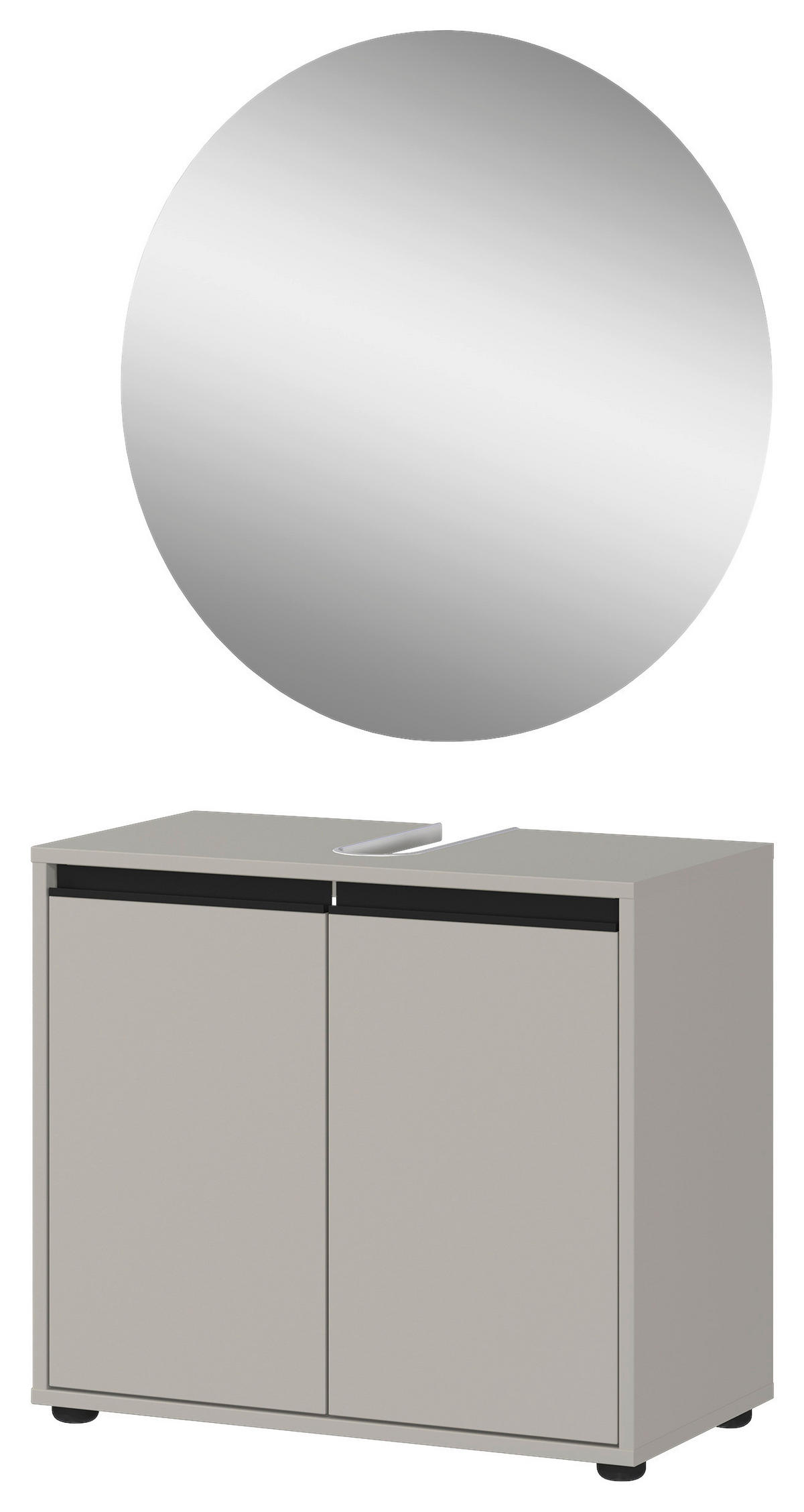Badezimmer-Set 9941-186 steingrau B/H/T: ca. 60x200x34 cm 9941-186 - steingrau (60,00/200,00/34,00cm) - Germania