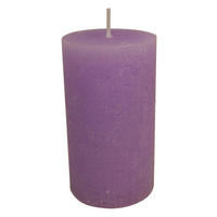 Stumpenkerze lila H/D: ca. 12x6,8 cm Stumpenkerze - lila (6,80/12,00cm)