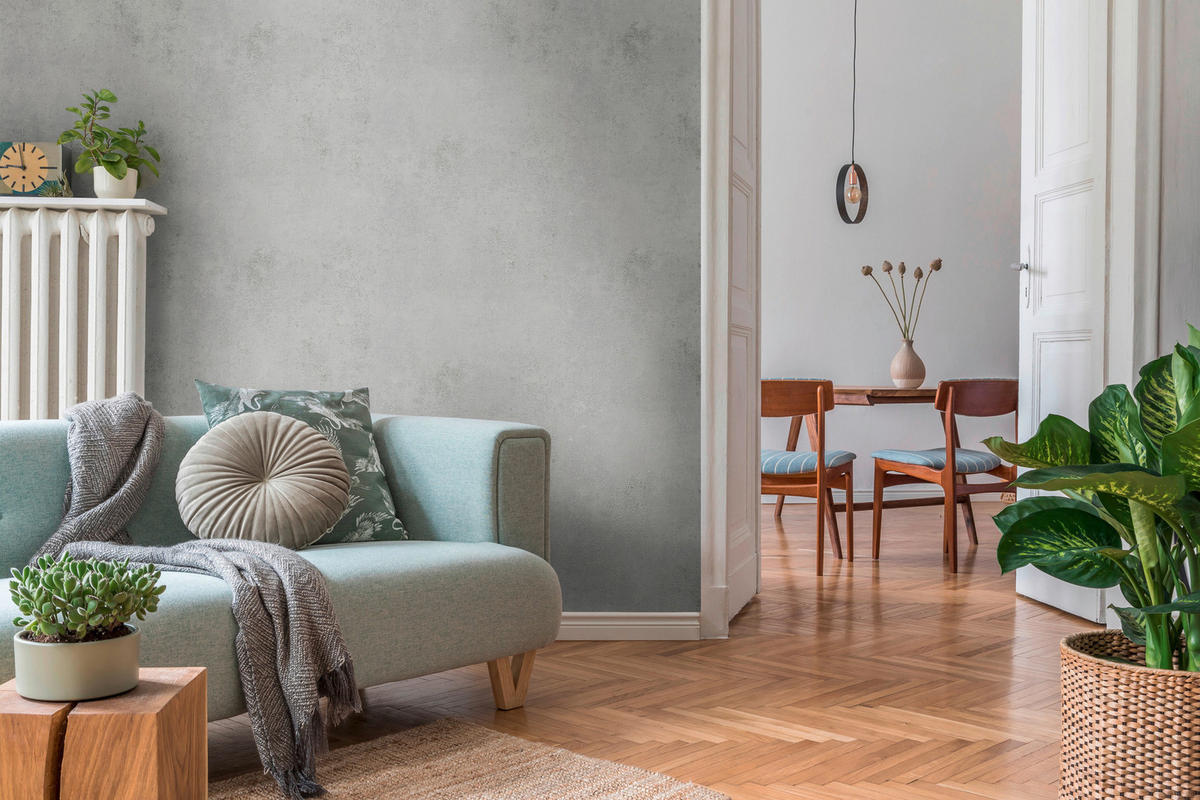 A.S.Creation Vliestapete silber grau B/H/D: ca. 53x1005x9,2 cm Vliestapete - silber/grau (9,20/1005,00cm) - A.S.Creation