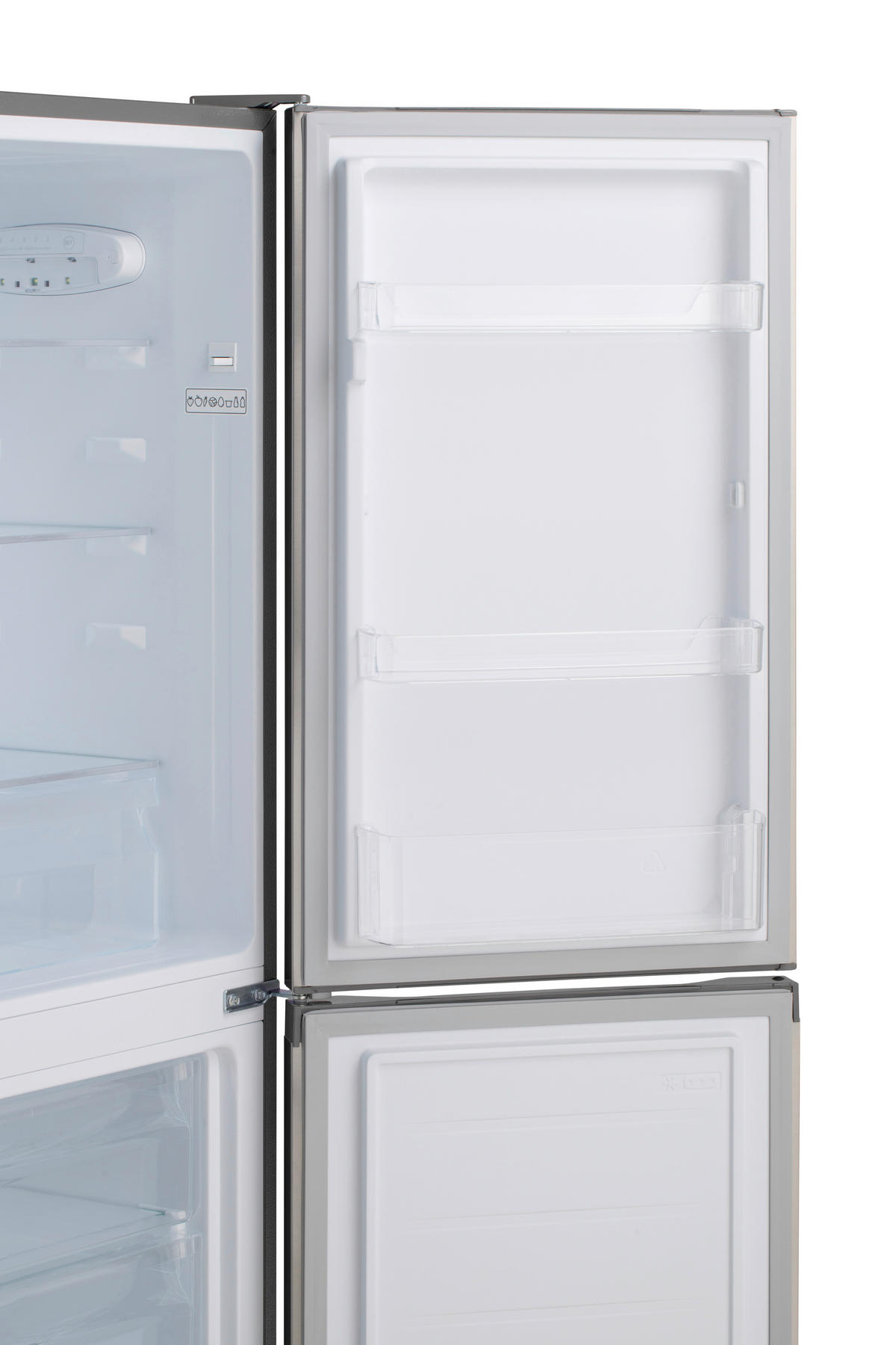 POCOline Kühl-/Gefrierkombination KGK 144-157 CIX Inox B/H/T: ca. 47x144x50 cm Kühl-/Gefrierkombi KGK 144-157 CIX - Inox (47,00/144,00/50,00cm) - POCOline