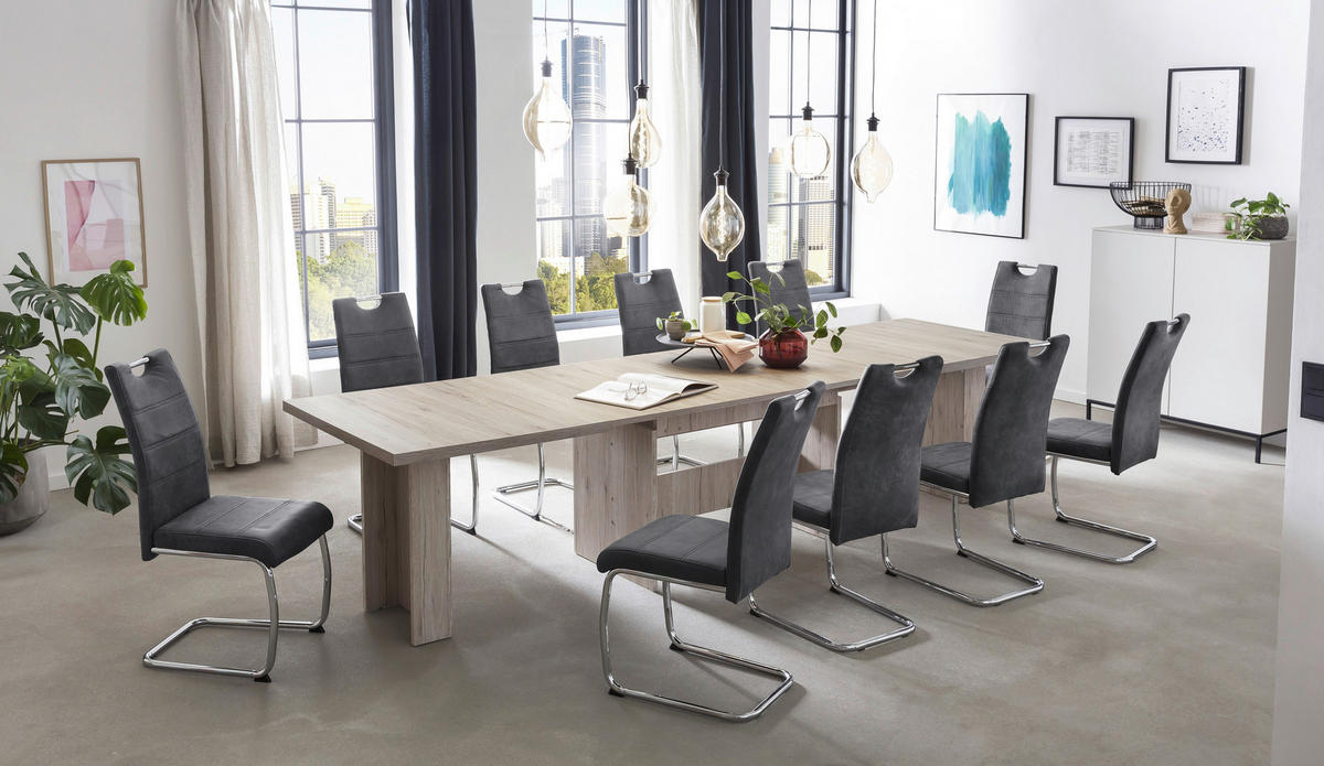Esstisch LIA II Eiche Sand Nachbildung B/H/T: ca. 160x76x90 cm LIA II - Eiche (160,00/76,00/90,00cm) - Hela