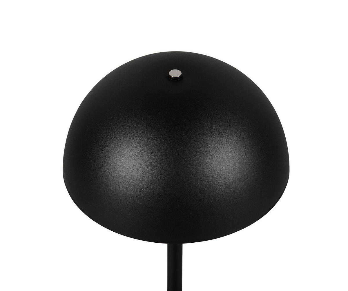 Reality LED Tischleuchte MUNOZ mattschwarz Metall H: ca. 21 cm 1 Brennstellen Munoz - mattschwarz (21,00cm) - Reality