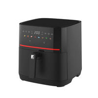 BERGNER Heißluftfritteuse XTRA 800 - schwarz - BERGNER