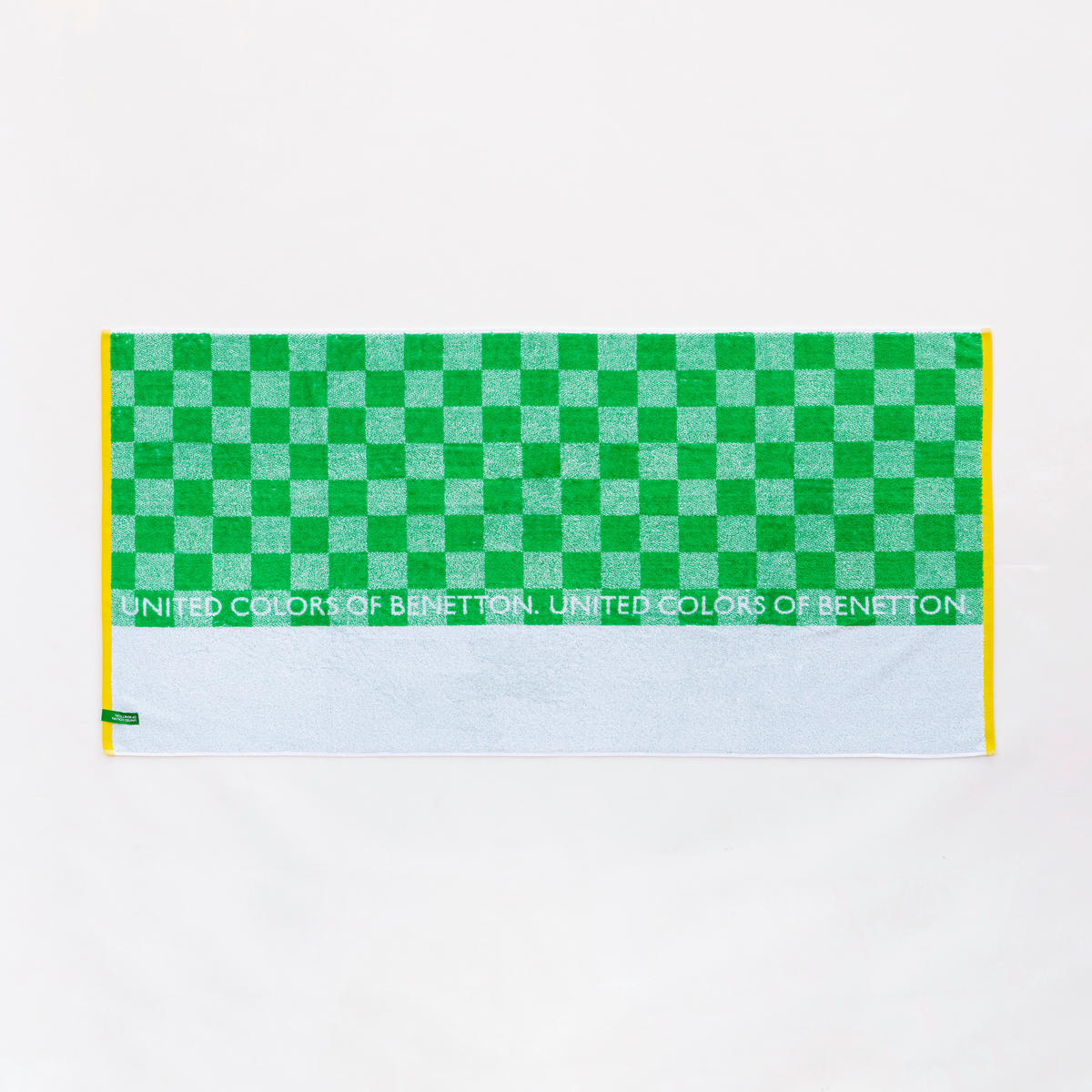 Kinder-Strandtuch grün Baumwolle B/L: ca. 140x70 cm Kinder-Strandtuch - grün (140,00/70,00cm) - BENETTON