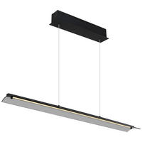 GLOBO LED-Pendelleuchte schwarz Rauch Glas Metall B/H/T: ca. 12x150x100 cm MURIELLA - schwarz/Rauch (12,00/150,00/100,00cm) - GLOBO