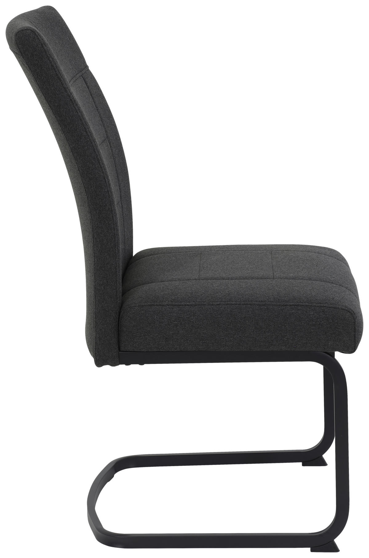 Schwingstuhl Brindisi, 4er-Set anthrazit Metall Webstoff B/H/T: ca. 48x98,5x67 cm Brindisi, 4er-Set - anthrazit (48,00/98,50/67,00cm) - Hela