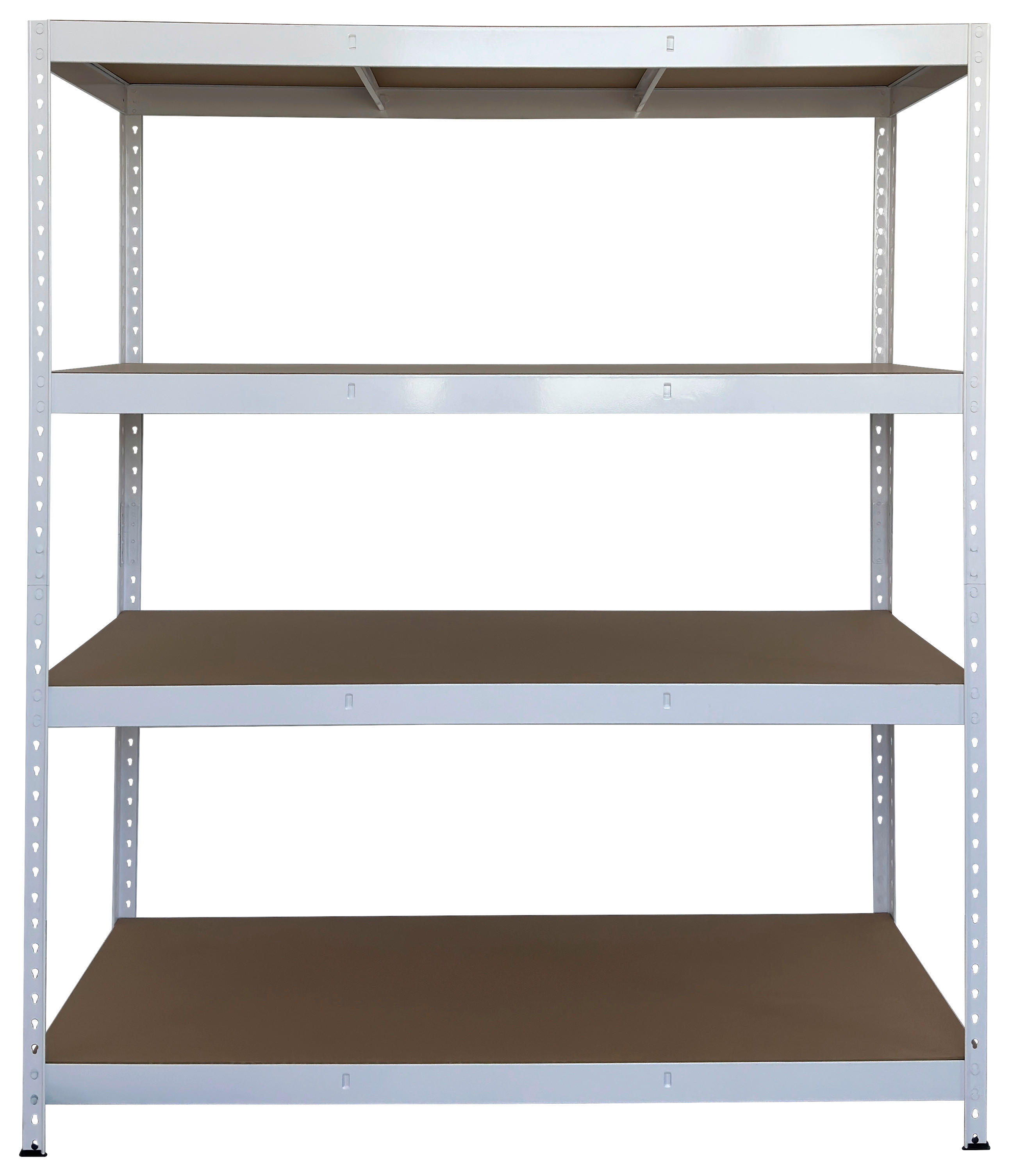 Schwerlaststeckregal weiß B/H/T: ca. 150x180x60 cm Schwerlaststeckregal 180x150x60cm W - weiß (150,00/180,00/60,00cm)