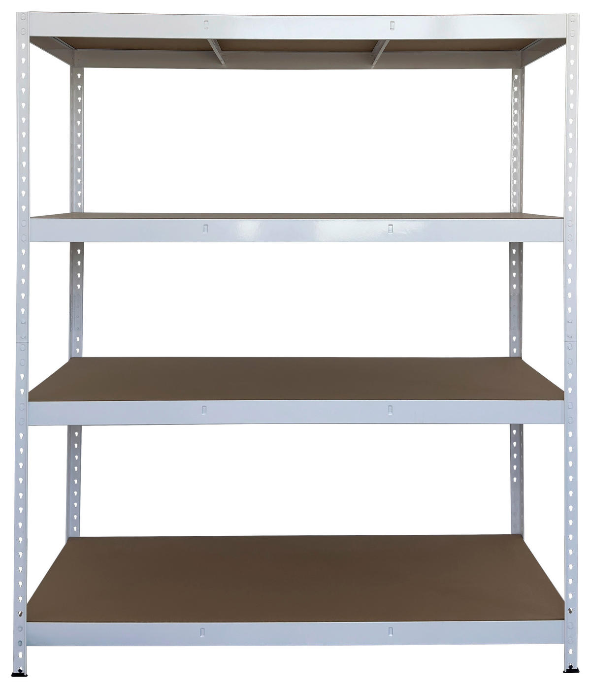 Schwerlaststeckregal weiß B/H/T: ca. 150x180x60 cm Schwerlaststeckregal 180x150x60cm W - weiß (150,00/180,00/60,00cm)
