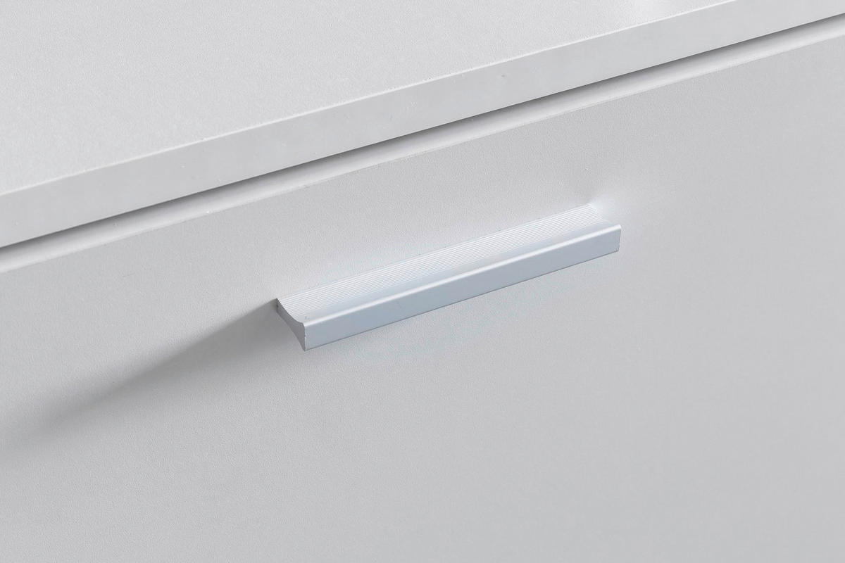 Schuhbank weiß B/H/T: ca. 80x47x24 cm Schuhbank - weiß (80,00/47,00/24,00cm) - Wohnling