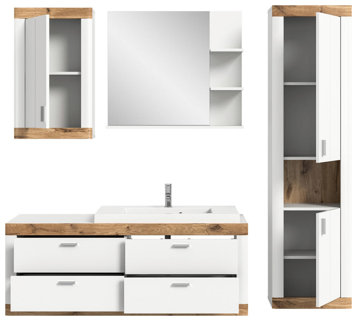 Badezimmer-Set LAREDO B/H/T: ca. 192x172x48 cm LAREDO - (192,00/172,00/48,00cm) - xonox.home