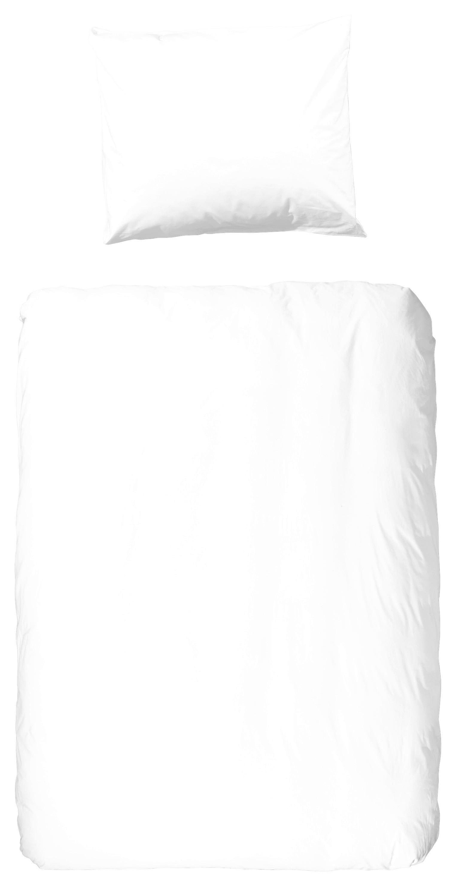 Baumwoll Bettwäsche Bettwäsche-Baumwolle - weiß (100,00/135,00cm) - Good Morning