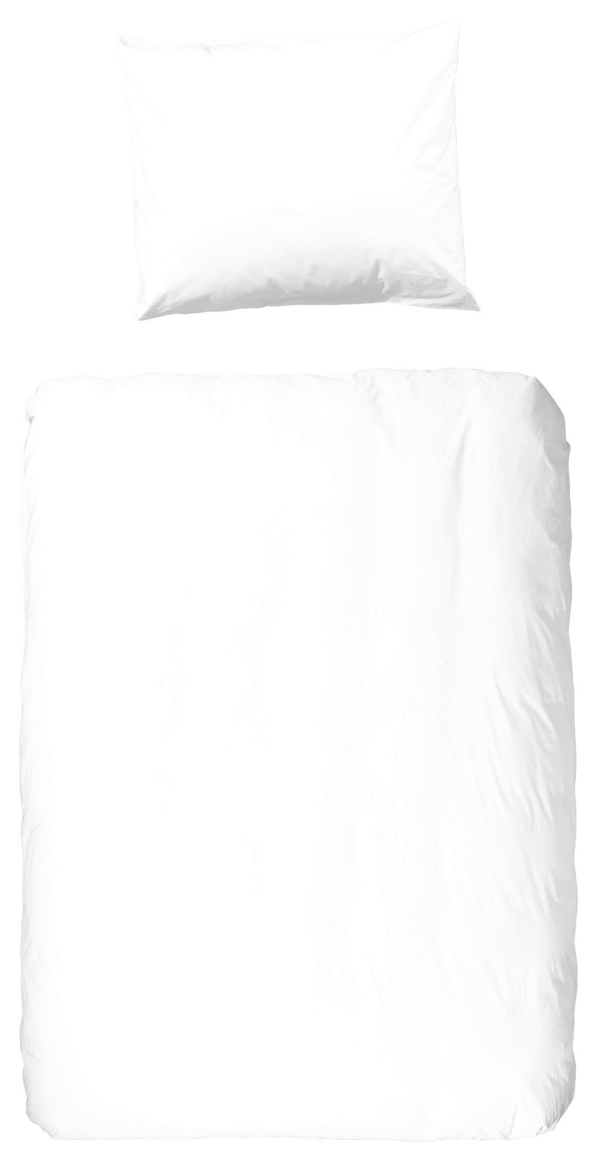 Baumwoll Bettwäsche Bettwäsche-Baumwolle - weiß (100,00/135,00cm) - Good Morning