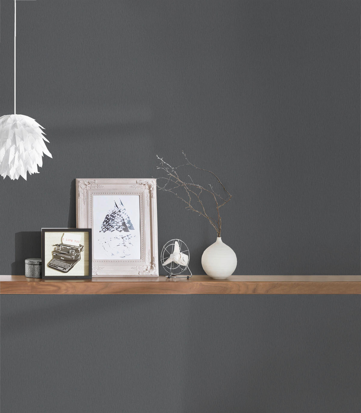 A.S.Creation Vliestapete Trendwall 2 Uni grau B/L: ca. 53x1005 cm Trendwall 2 - grau (53,00/1005,00cm) - A.S.Creation