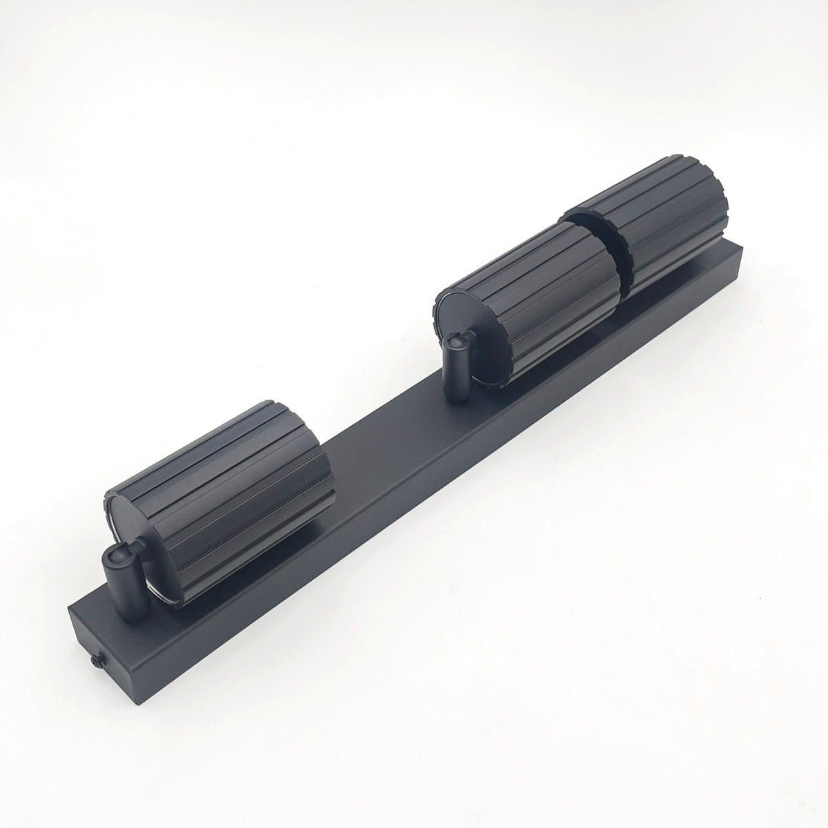 Lamkur Strahler schwarz Stahl B/H/L: ca. 6,5x16,5x45 cm 3 Brennstellen Prisma - schwarz (45,00/6,50/16,50cm) - Lamkur