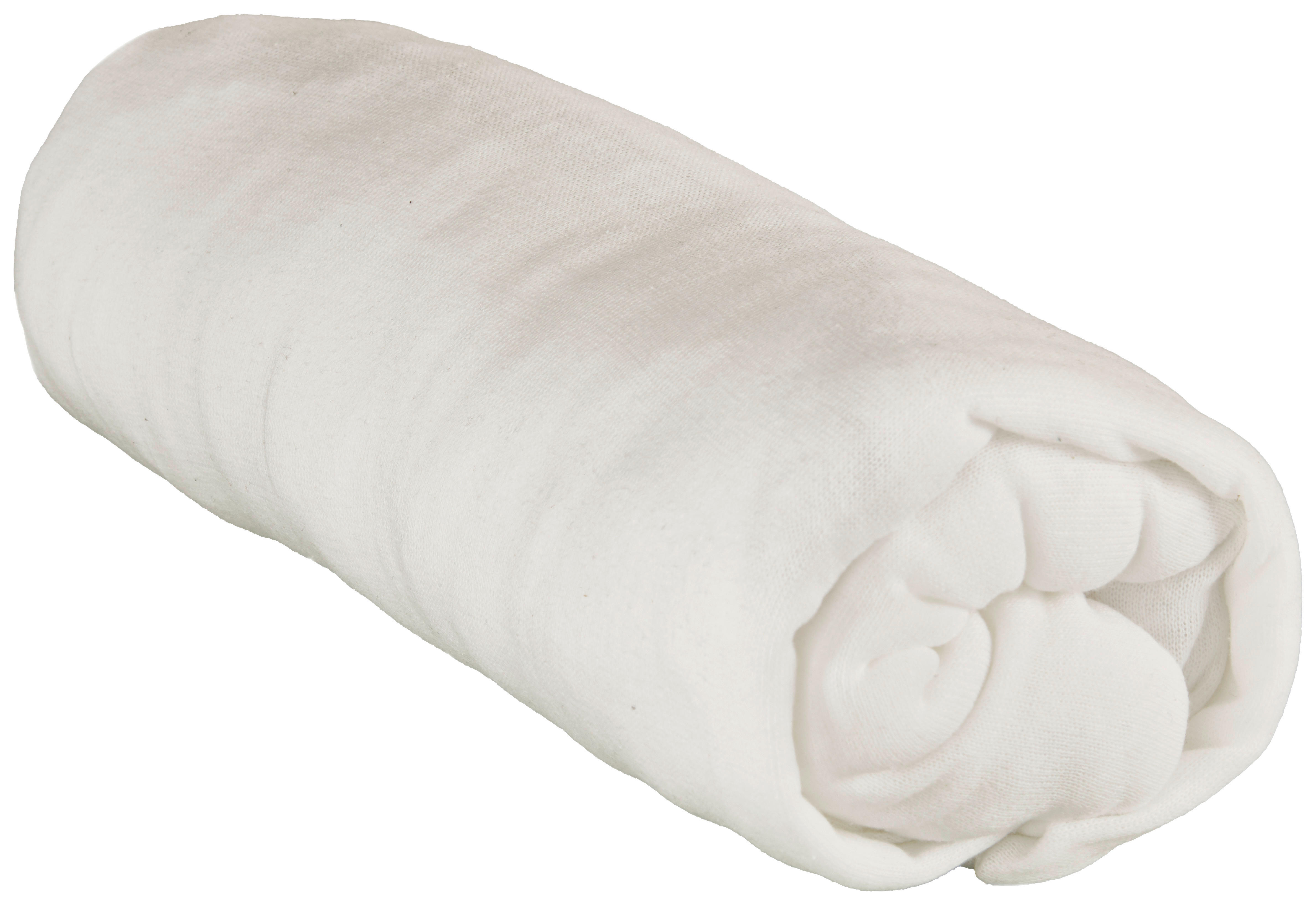 Jersey Spannbetttuch Spannbetttuch-Jersey 100x200cm - weiß (100,00/200,00cm) - Sensation
