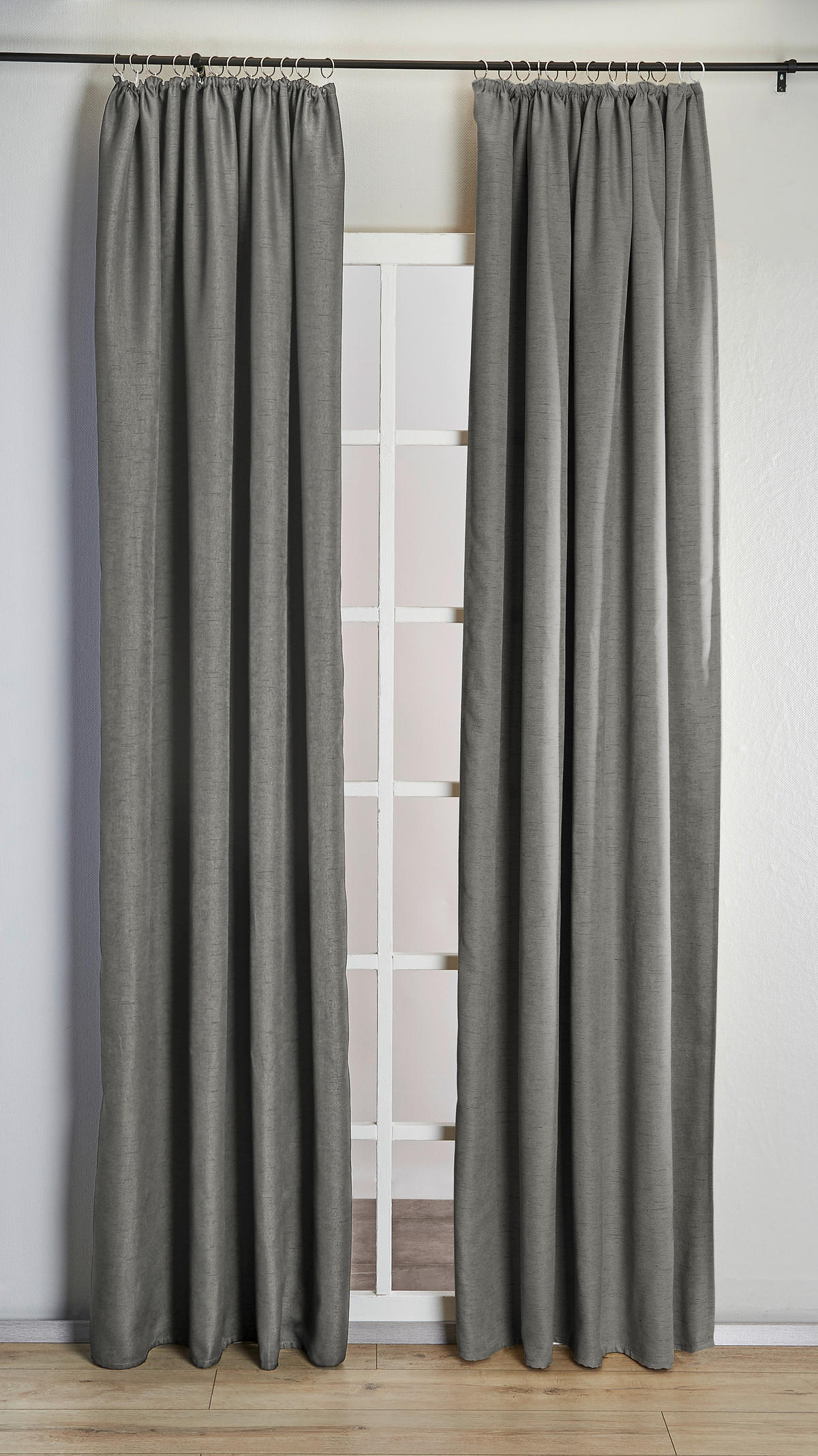 silver edition Verdunklungsvorhang Henry grau B/L: ca. 135x245 cm Henry - grau (135,00/245,00cm) - silver edition