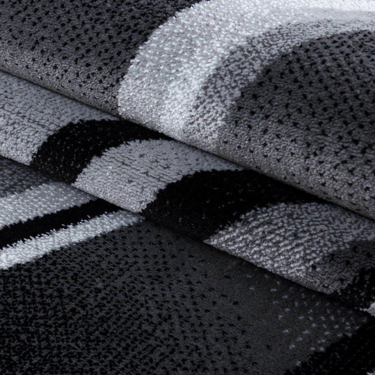 Ayyildiz Teppich PARMA schwarz B/L: ca. 280x370 cm PARMA - schwarz (280,00/370,00cm) - Ayyildiz