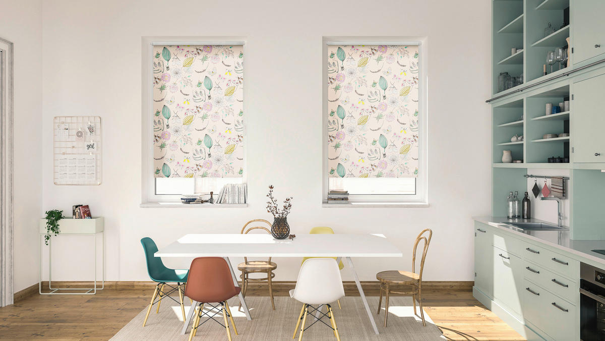 Verdunkelungsrollo Bohemian Garden bunt B/L: ca. 90x150 cm Bohemian Garden - bunt (90,00/150,00cm) - LICHTBLICK