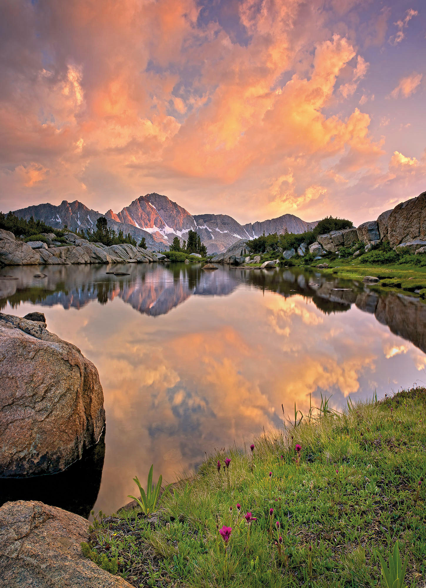 Komar Fototapete Alpenglühen B/L: ca. 184x254 cm günstig online kaufen