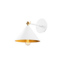 Opviq Wandleuchte weiß Metall B/H/L: ca. 26x20x19 cm E27 1 Brennstellen Berceste - weiß (19,00/26,00/20,00cm) - Opviq