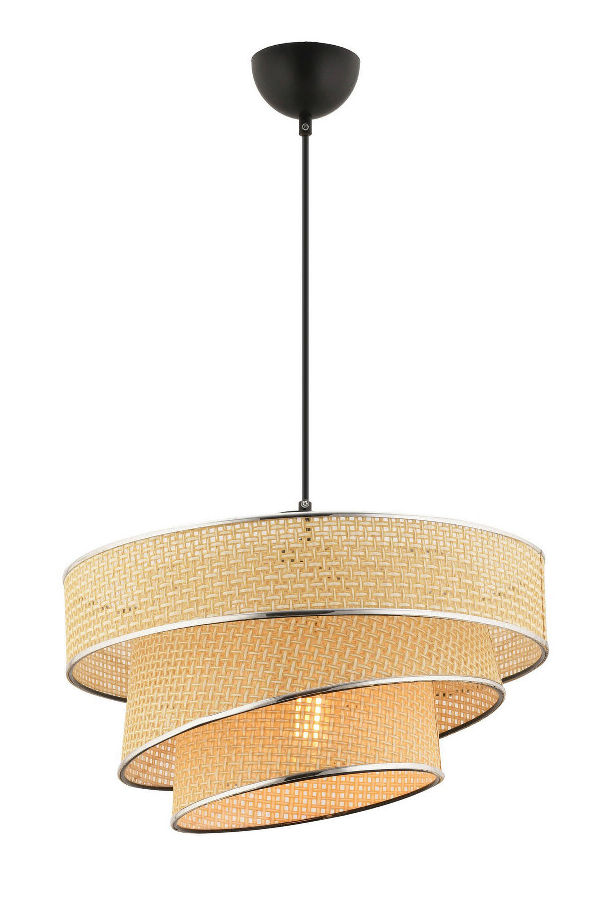 Opviq Pendelleuchte kamel Baumwolle Metall B/H/L: ca. 40x72x40 cm E27 1 Brennstellen Couper Hazeran - kamel (40,00/40,00/72,00cm) - Opviq