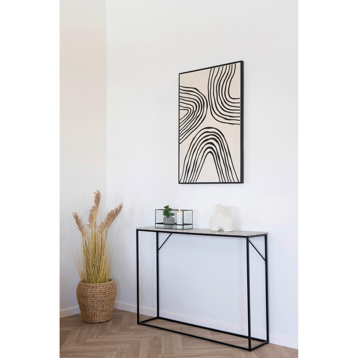 Kerzenhalter Hurricane messing Glas B/H/L: ca. 30x15x12 cm Hurricane - messing (12,00/30,00/15,00cm)