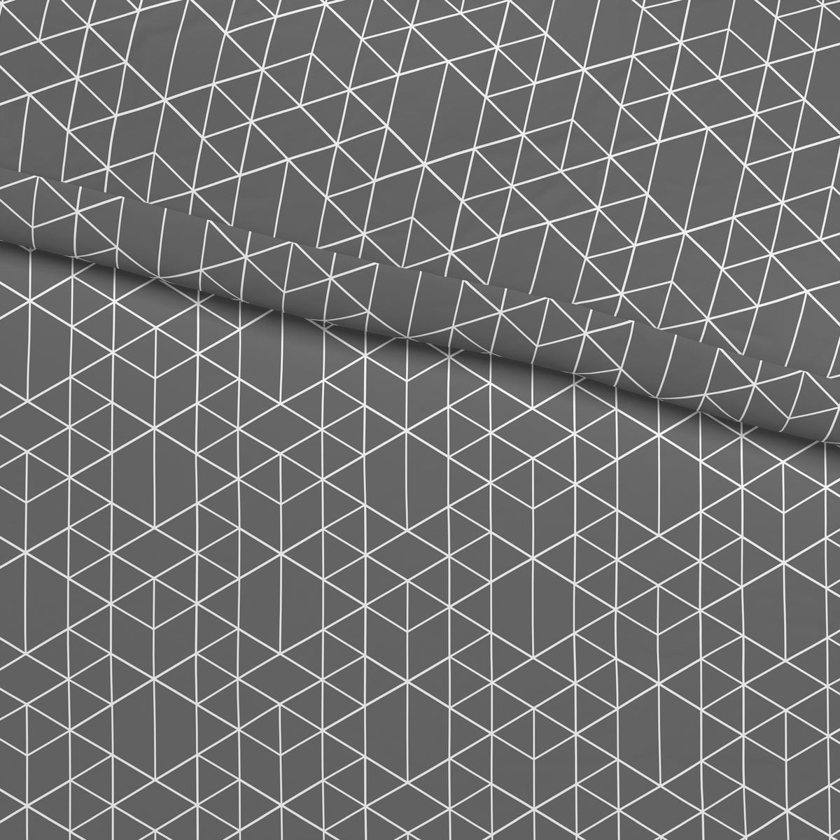 Microfaser Bettwäsche Bettwäsche_Microfaser_Leon grau - dunkelgrau (200,00/200,00cm)