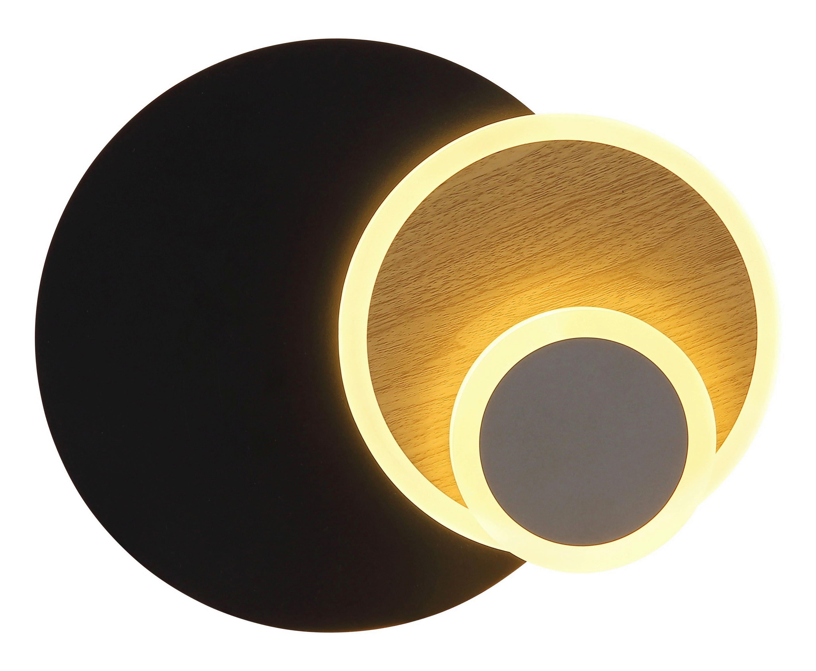 GLOBO Wandleuchte Metall B/H/L: ca. 7,5x25x25 cm Wandleuchte-Odonell - (25,00/7,50/25,00cm) - GLOBO