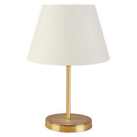 Opviq Tischleuchte creme Metall B/H/T/L/D: ca. 22x37x22x22x22 cm E27 1 Brennstellen Tischleuchte_AYD-1981 - creme (22,00/22,00/37,00cm) - Opviq