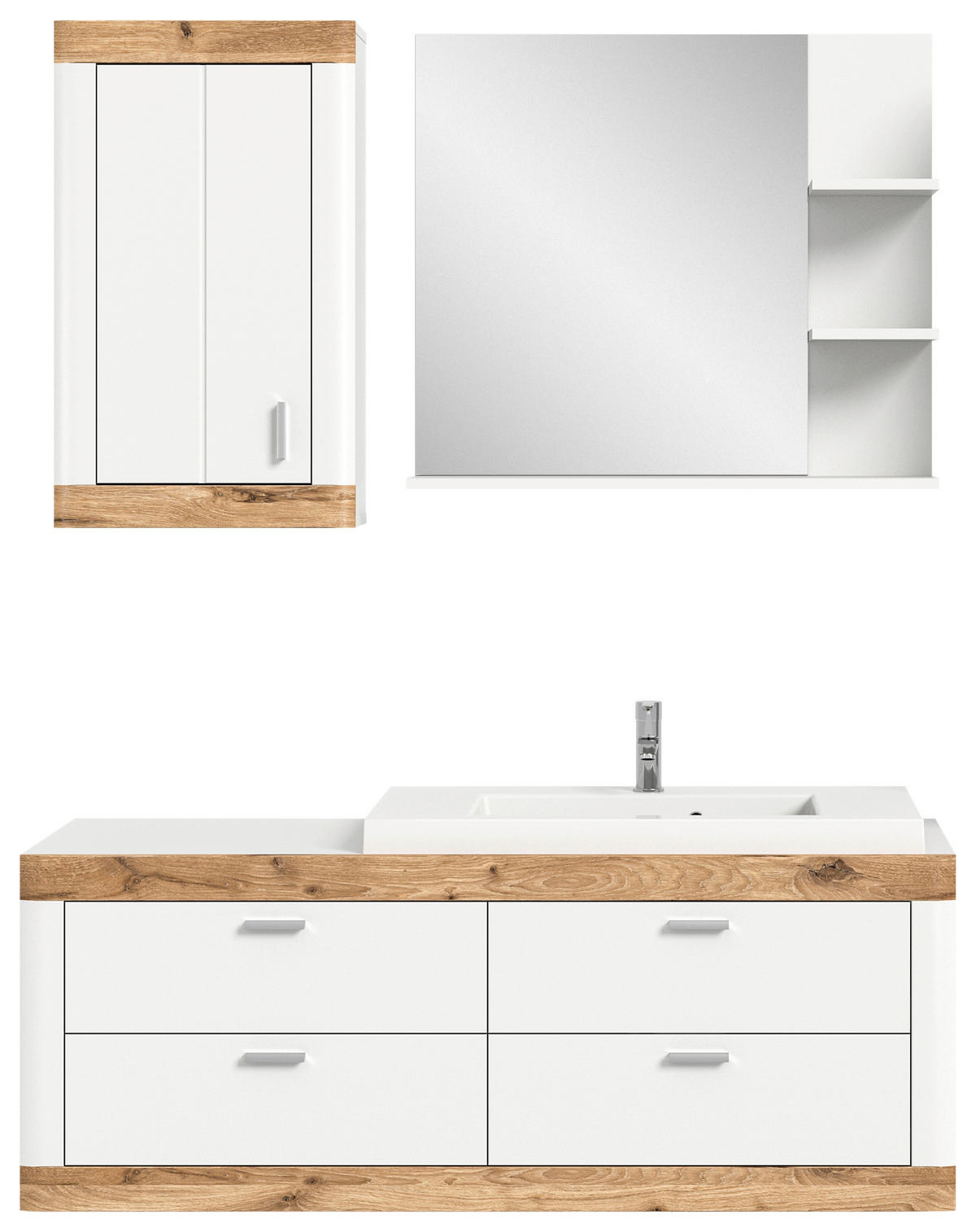 Badezimmer-Set LAREDO B/H/T: ca. 132x172x48 cm LAREDO - (132,00/172,00/48,00cm) - xonox.home