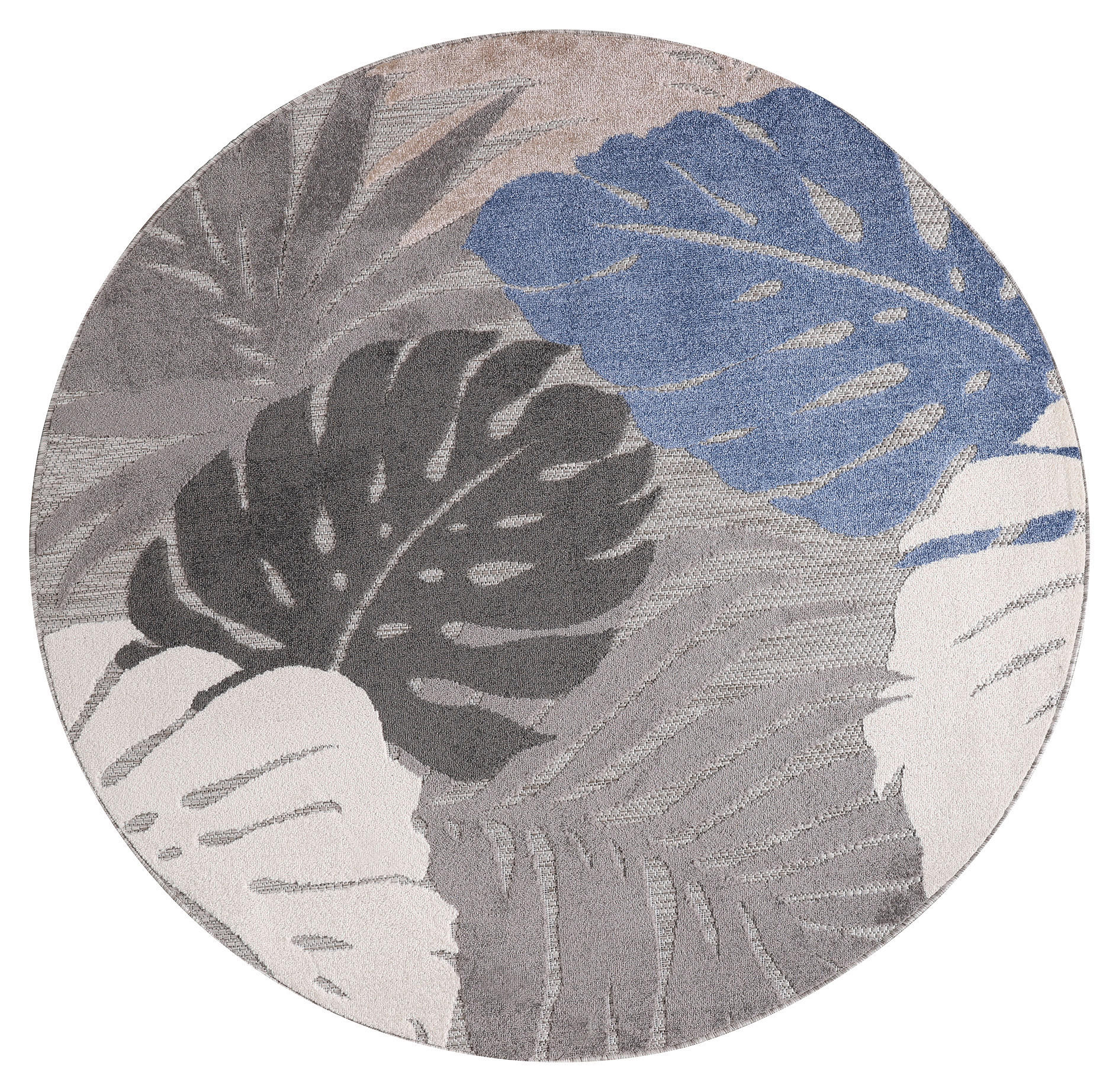 Sanat Outdoorteppich FLORAL beige B/L: ca. 150x150 cm FLORAL - beige (150,00/150,00cm) - Sanat