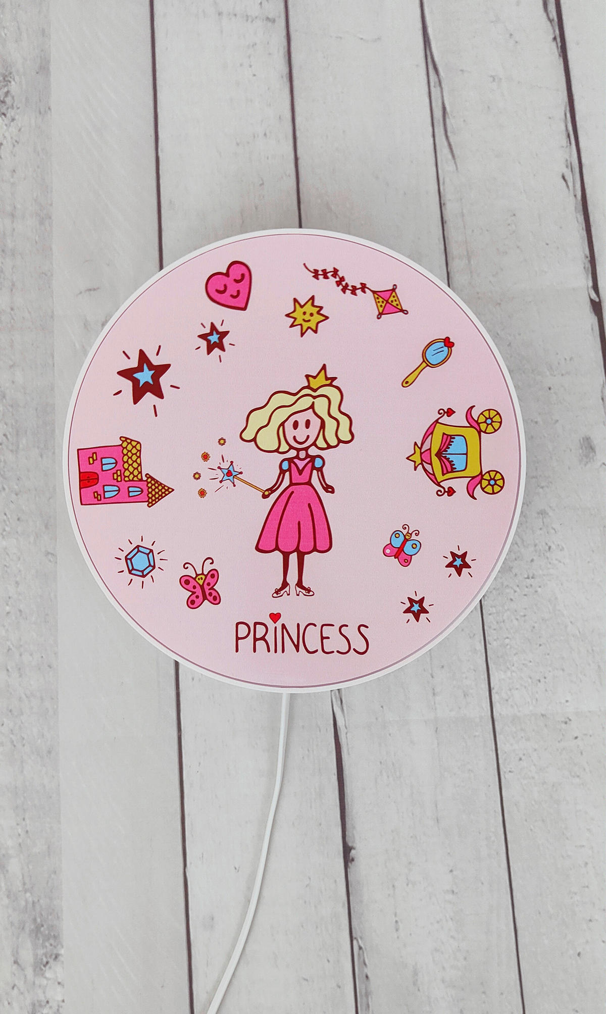 Niermann Kinderwandleuchte Princess 40680 rosa Kunststoff D: ca. 25 cm E14  1 Brennstellen ▷ online bei POCO kaufen