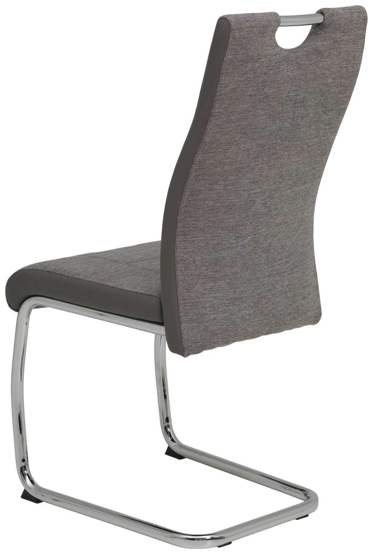 Schwingstuhl Alina 2er Set grau Kunstleder Stoff B/H/T: ca. 43x98x59 cm Alina 2er Set - grau (43,00/98,00/59,00cm) - Hela