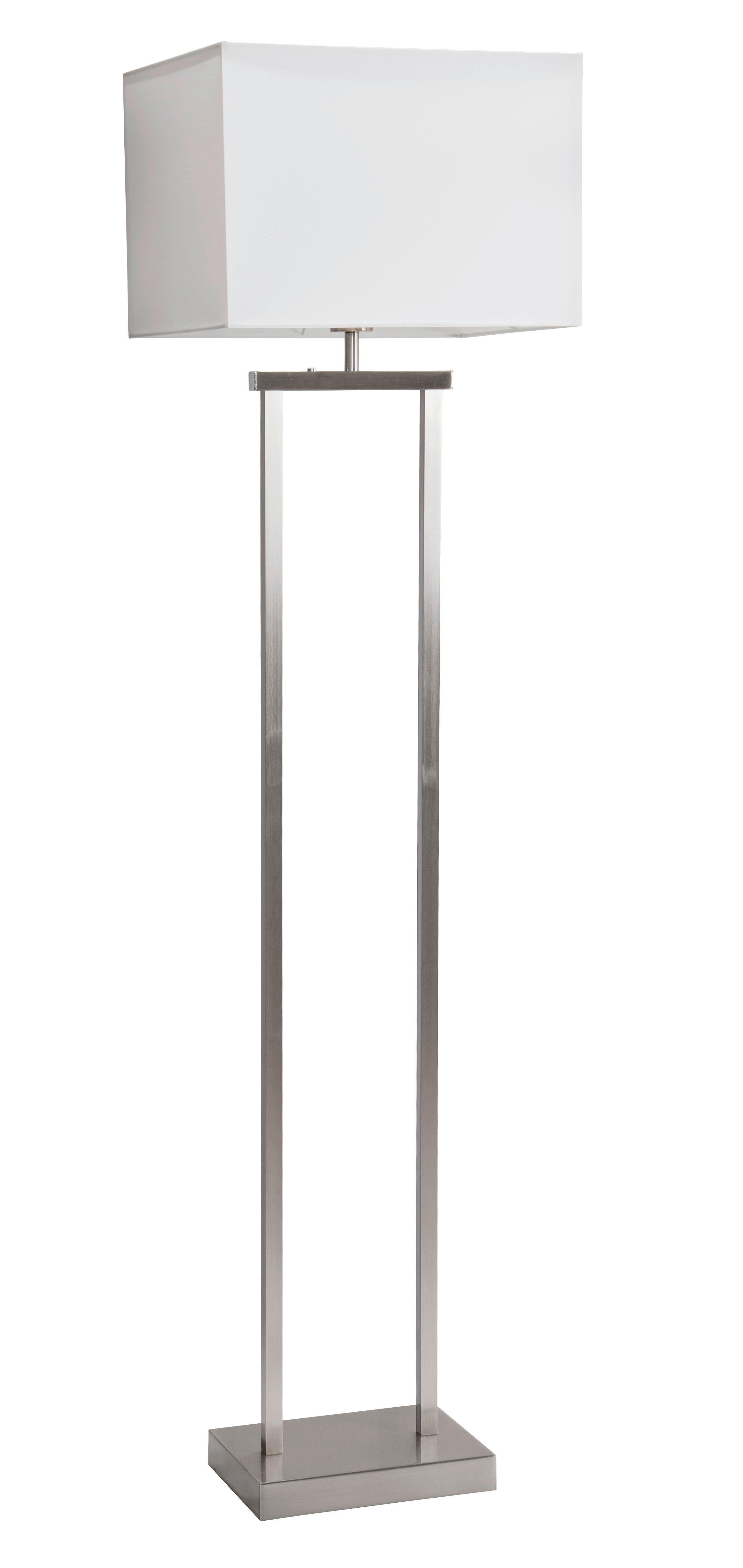 Nowa Stehleuchte 40470201 nickel matt Metall B/H/T: ca. 40x150x27 cm E27 1 Brennstellen SYDNEY - nickel matt (40,00/150,00/27,00cm) - Nowa