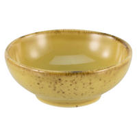 CreaTable Schalen-Set NATURE COLLECTION curry Steinzeug D: ca. 11,5 cm NATURE COLLECTION - curry (11,50cm) - CreaTable