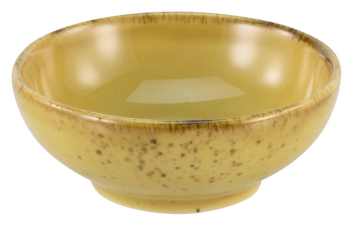CreaTable Schalen-Set NATURE COLLECTION curry Steinzeug D: ca. 11,5 cm NATURE COLLECTION - curry (11,50cm) - CreaTable