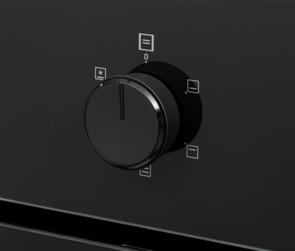 Mican Einbaubackofen BOAUS65 schwarz Metall B/H/T: ca. 59,5x59,5x57 cm BOAUS65 - schwarz (59,50/59,50/57,00cm) - Mican