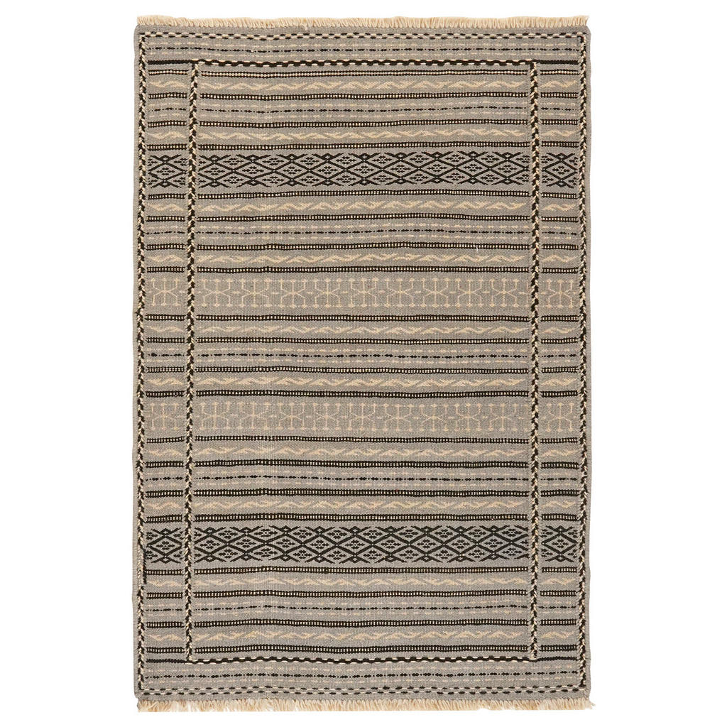Thumbnail - PersaTepp Teppich Kelim Kordi beige B/L: ca. 83x121 cm