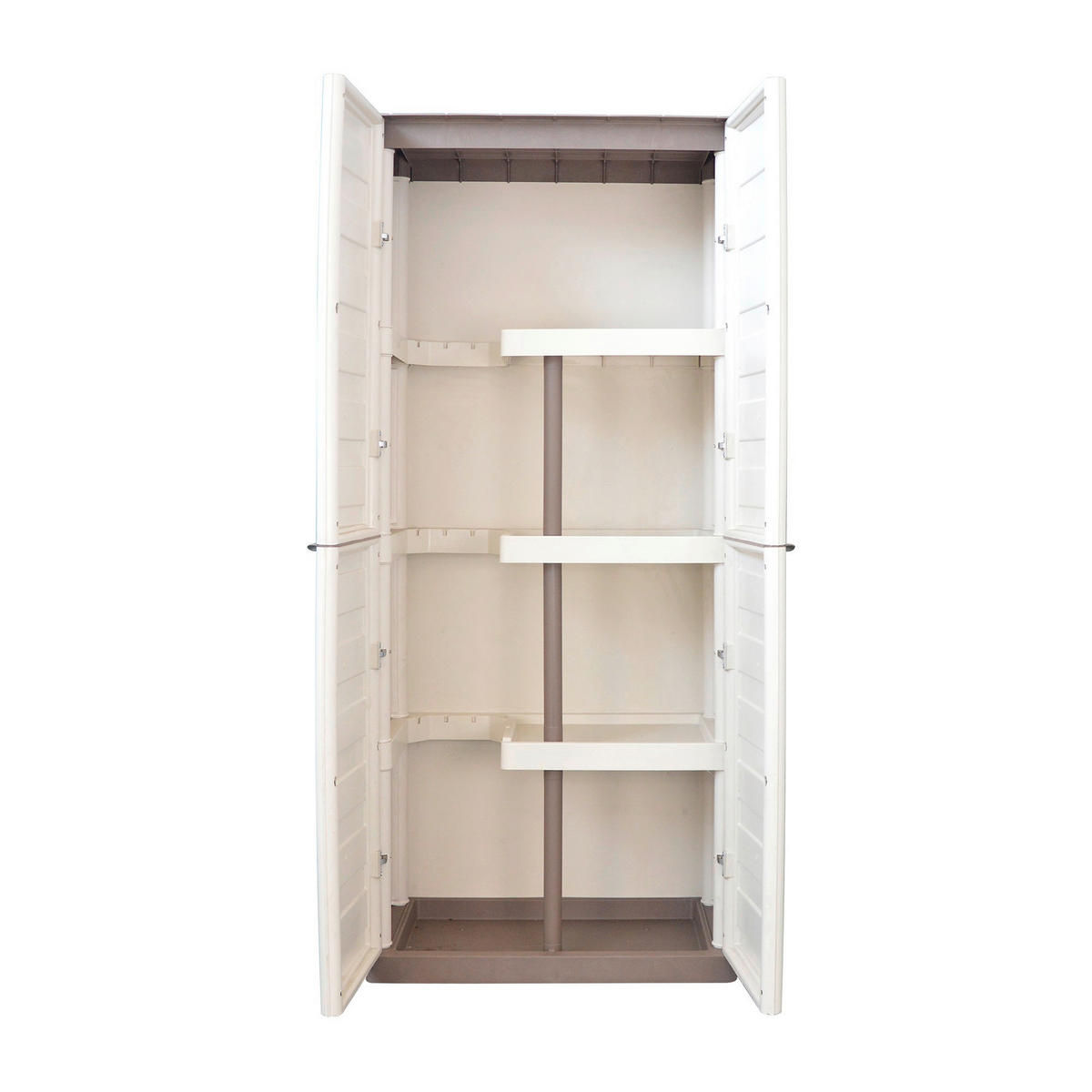 Artplast Kunststoffschrank Spazio braun Polyrattan B/H/L: ca. 39x165x70 cm Spazio - braun/beige (70,00/39,00/165,00cm) - ArtPlast