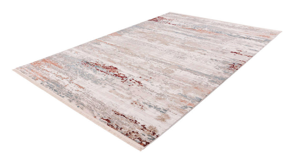 360Living Teppich Akropolis grau B/L: ca. 80x150 cm Akropolis - rosa/grau (80,00/150,00cm) - 360Living