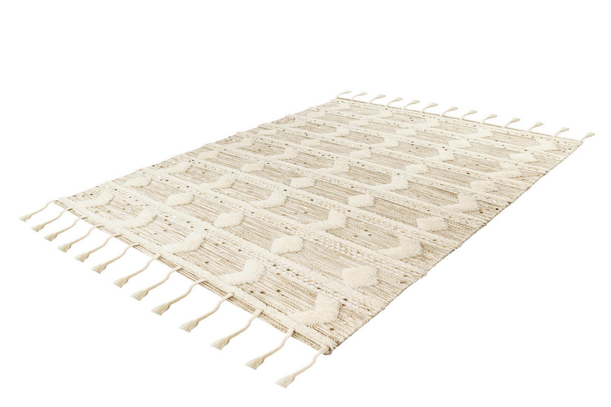 360Living Teppich Bohist khaki B/L: ca. 200x290 cm Bohist - creme/khaki (200,00/290,00cm) - 360Living
