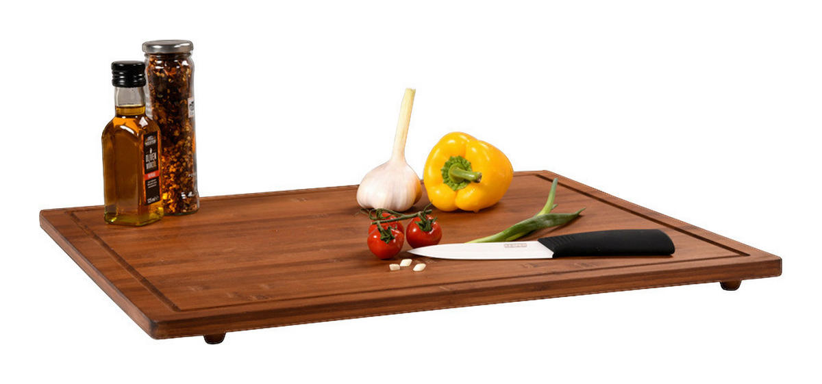 Kesper Schneidbrett Schneid-/u.Abdeckplatte - natur (56,00/30,00/3,10cm) - Kesper