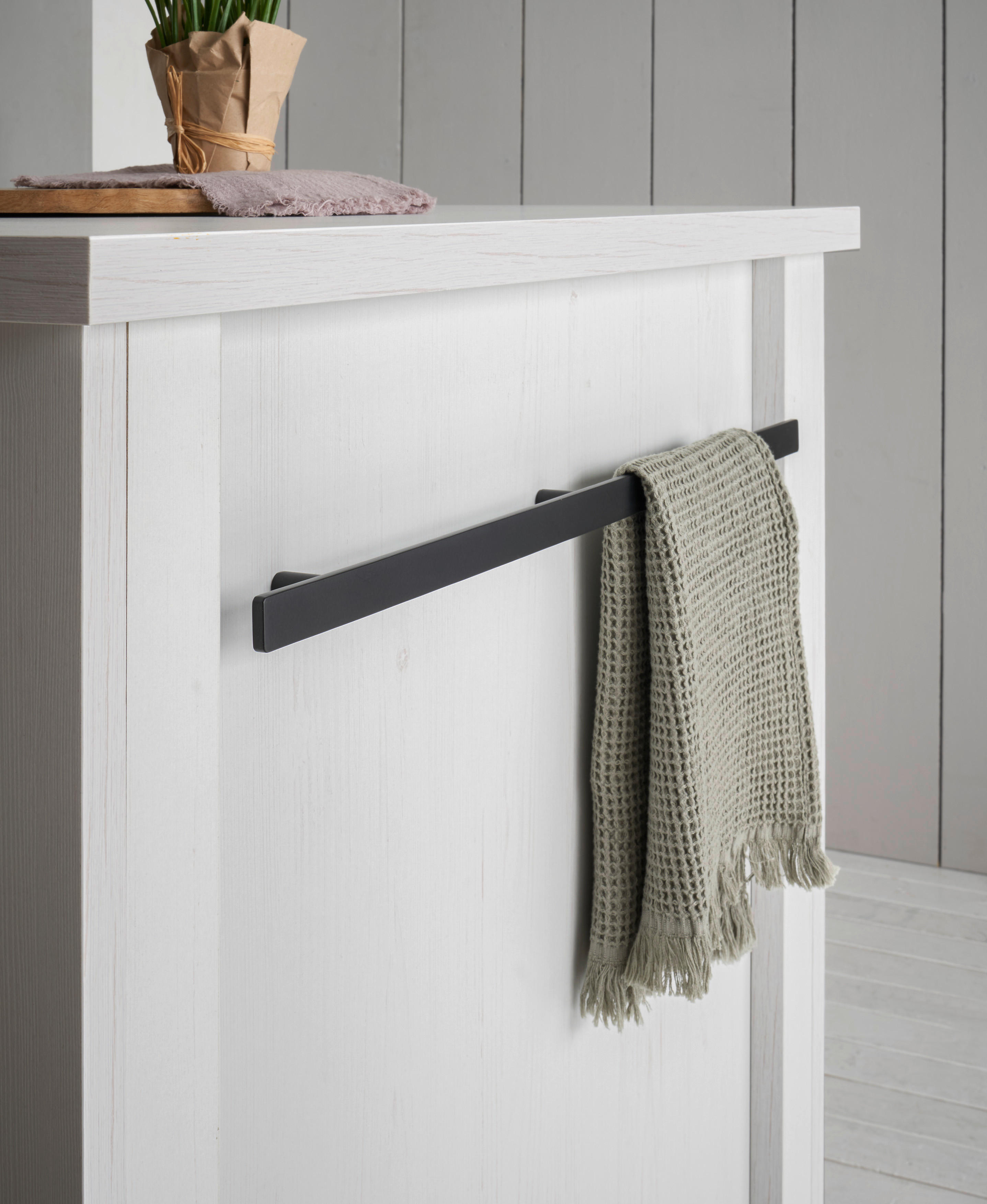 Thumbnail - Kücheninsel Florenz weiß Pinie B/H/T: ca. 161x92x77 cm